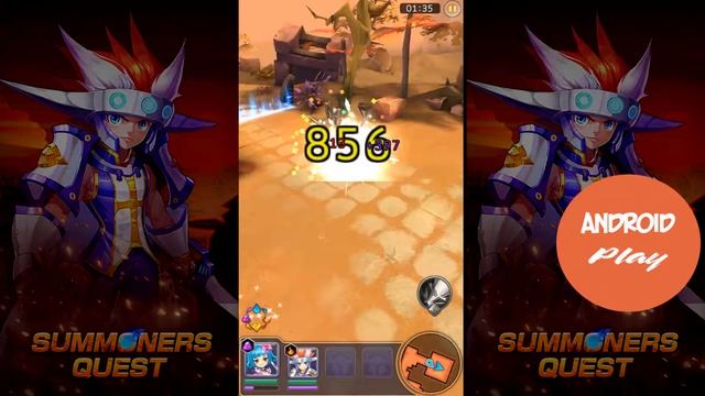 Summoners quest (игра на андроид) обзор , гемплей и прохождение. смотреть онлайн
