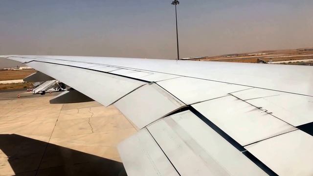Emirates 777-300ER Push Back, Taxi And Take OFF // Queen Alia International Airport.