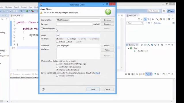 11 | Program with Multiple Classes in Java | Using multiple classes in java | Java beginner tutoria смотреть онлайн
