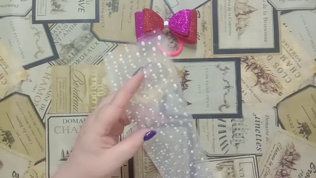 DIY:Bow made of glitter foamiran//Бантик из глиттерного фоамирана смотреть онлайн