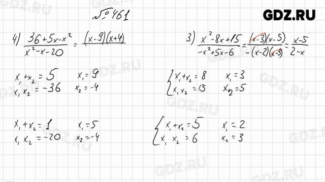 № 401-500 - Алгебра 8 класс Колягин