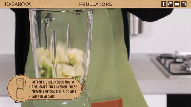 FRULLATORE VERTICALE A 2 VELOCITÀ DA 500W BIO NATURE смотреть онлайн