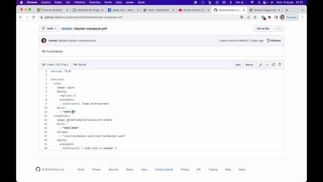 COMO CRIAR UM CLUSTER NO DOCKER SWARM - USANDO O DOCKER PLAYGROUND E O VIZUALIZER! DICA! смотреть онлайн