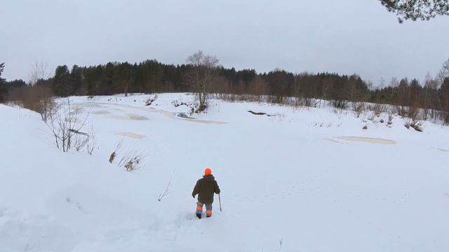 Зимняя рыбалка на реке Тьма (Тверская область) - Эпизод 1 смотреть онлайн