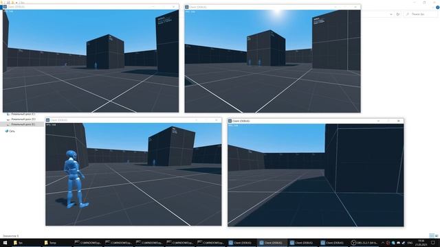 Godot 3 multiplayer FPS game test 1 смотреть онлайн