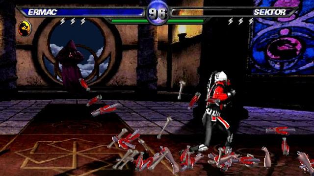 Mortal Kombat Project (Ultimate Revitalized) Cyber Ermac Brutality смотреть онлайн