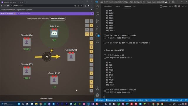 JKLM Bombparty Bot | Autoplay Like a Human ! смотреть онлайн
