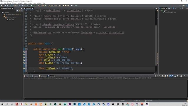 Tipi di dati in Java: Primitive e Reference - JAVA TUTORIAL ITALIANO 05 смотреть онлайн