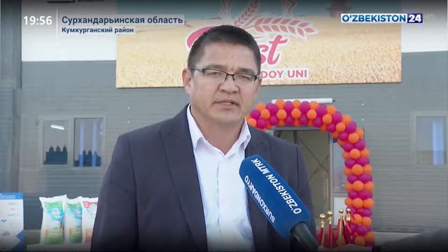 Qumqo‘rg‘onda yangi un mahsulotlari ishlab chiqarish zavodi foydalanishga topshirildi смотреть онлайн