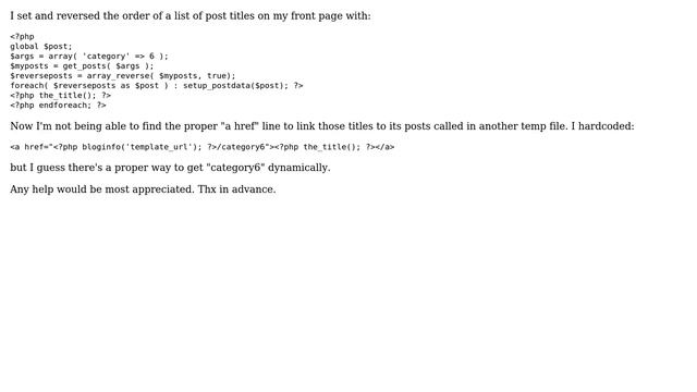Wordpress: How to link post titles on page A to its posts on page B? смотреть онлайн