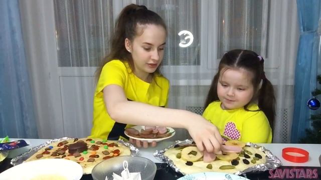 САМАЯ СТРАННАЯ ПИЦЦА челендж / попробовали варенье с солёными огурцами / SAVISTARS ⭐️ смотреть онлайн