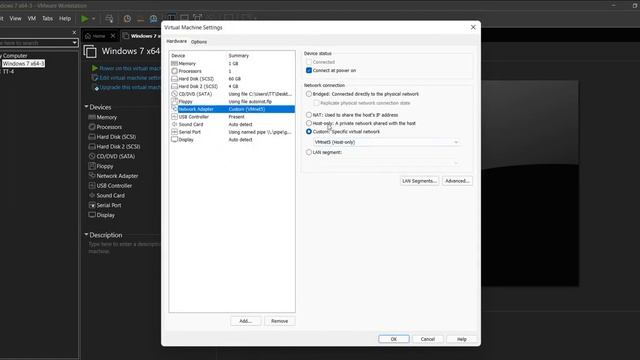 Исправление ошибки сети в VMWARE при подключении к GNS3 смотреть онлайн