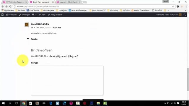 Wp First Letter Avatar Wordpress Avatar Ekleme смотреть онлайн