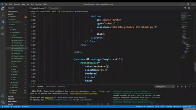 React JS Tutorial # 103 |How to Display & Delete Product Reviews in ReactJs |E-Commerce site смотреть онлайн