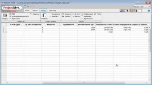 4. ProjectLibre по-русски. Назначение ресурсов