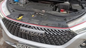 Haval M6 светодиодная лента спереди автомобиля