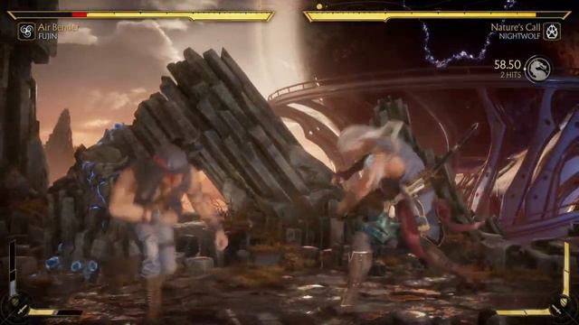 Mortal Kombat 11 Fujin Vs Nightwolf