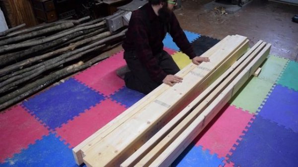 Build your own Yurt - PART 1 - Building the Walls/Khana