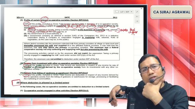 Section 80P | Section 115BAD | Co-operative Society Taxation | Income Tax Act 1961 смотреть онлайн