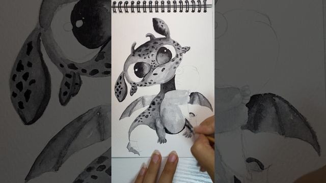 Малюємо Беззубика із м/ф «Як приборкати дракона» на каналі @J.T._Art