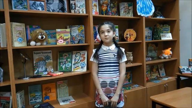 Хутова Амра читает стихотворение А.Фета "Бабочка" смотреть онлайн