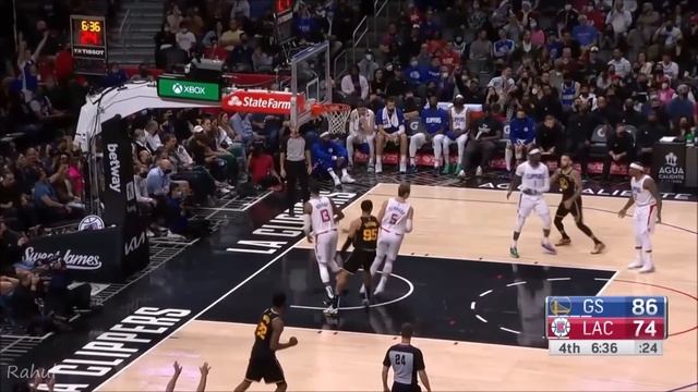 Steph Curry goes Psycho from Deep After Hard Foul and a Tech! Warriors vs. Clippers (11/28/2021) смотреть онлайн