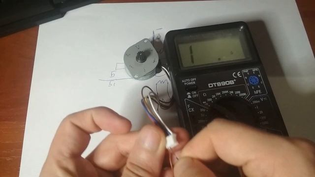 Как запустить униполярный шаговый двигатель Подключение шагового двигателя, схема управления драйве