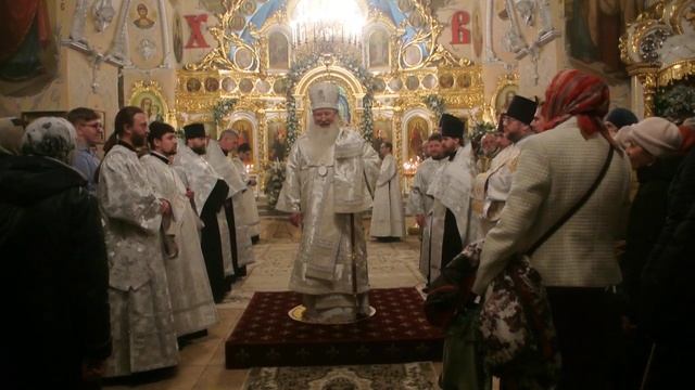 Слово митрополита Орловского и Болховского Тихона накануне праздника Богоявления Господня смотреть онлайн