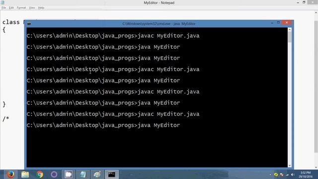 JAVA Swing : Text Editor part-1 смотреть онлайн