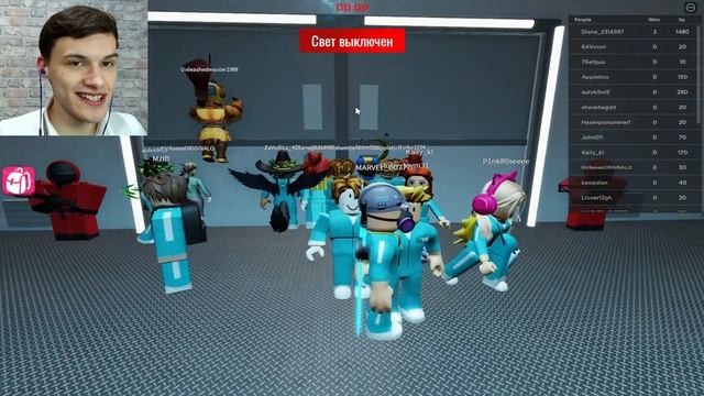 ПЕРВЫЙ РАЗ В ROBLOX И УЖЕ ПОПАЛ НА ИГРУ КАЛЬМАРА!! смотреть онлайн