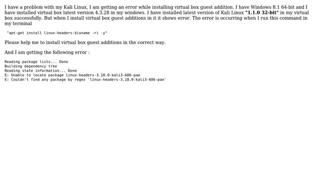 How to install Virtualbox Guest Additions in Kali Linux:? смотреть онлайн