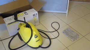 Пароочиститель Karcher SC 2 / Керхер SC 2. Первый запуск, как пользоваться, инструкция.