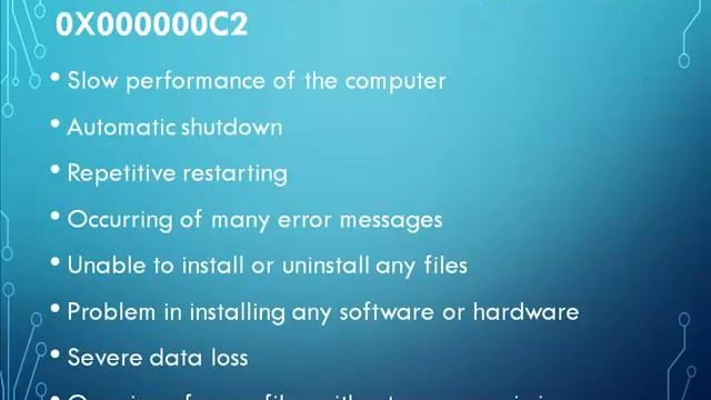 Fix Windows Stop Error 0x000000C2 смотреть онлайн