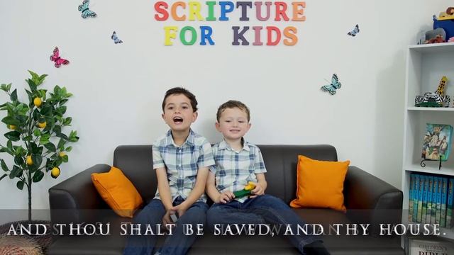 Scripture Song Acts 16:31 KJV 'Believe on the Lord Jesus Christ' смотреть онлайн
