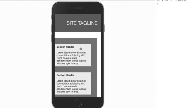 Website on a mobile device with a meta viewport tag смотреть онлайн