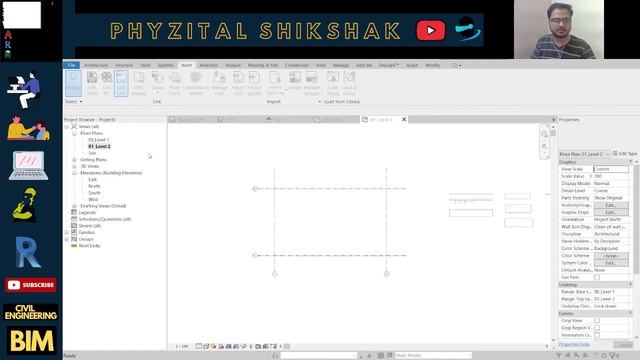 Starting New Revit Project | Complete file setup of Architectural Project in an Office | CAD to BIM смотреть онлайн