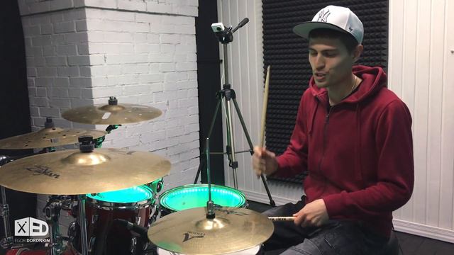 Урок на барабанах [Ритм 2] #урокинабарабанах #drumlesson #простойритм