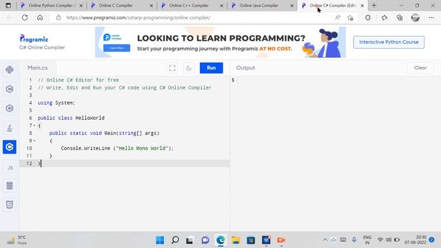 Installation and setup for C, C++, C#, java, python programming languages [[]] Tech CS Engineering смотреть онлайн