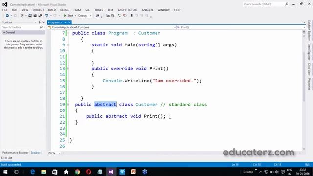 Abstract Class, Sealed Class смотреть онлайн