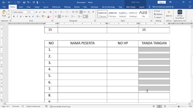 CARA MEMBUAT NOMER OTOMATIS DAN TANDA TANGAN ZIG ZAG DI MICROSOFT WORD смотреть онлайн