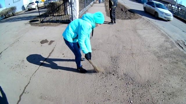 Первый субботник-2018 года. смотреть онлайн