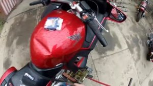 Honda ST 1300 Pan-European wymiana swiec, spark plug change