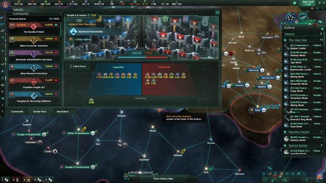 Stellaris: Federations - Patrols - Federation Level-Up - Precognitive Interface - EP39 смотреть онлайн