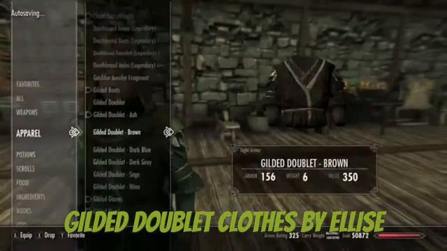 Skyrim SE Xbox One Mods|Gilded Doublet Clothes смотреть онлайн