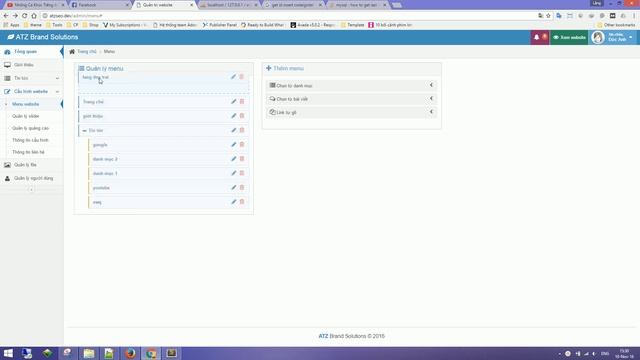 Menu Drag Drop PHP Mysql for Codeigniter смотреть онлайн