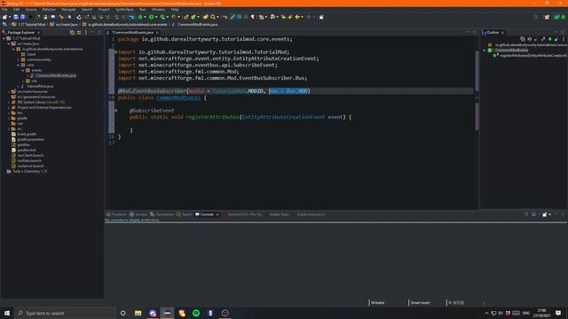 1.17/1.18 Minecraft Forge Modding Tutorial - Entities смотреть онлайн