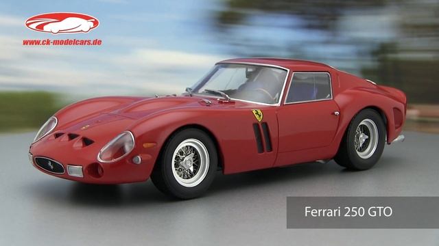 ck-modelcars-video: Ferrari 250 GTO Baujahr 1962 rot KK-Scale смотреть онлайн