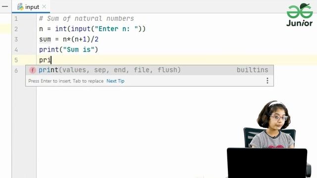 #10 Python Programming | Sum of Natural Numbers смотреть онлайн