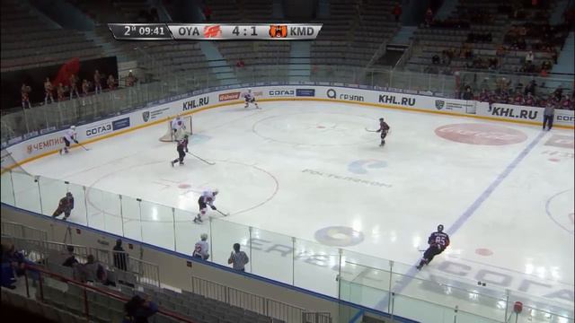 "Омские Ястребы" - "Кузнецкие Медведи" 6:2. Матч 2 полностью смотреть онлайн