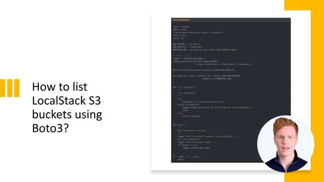 Testing Python AWS applications using LocalStack смотреть онлайн